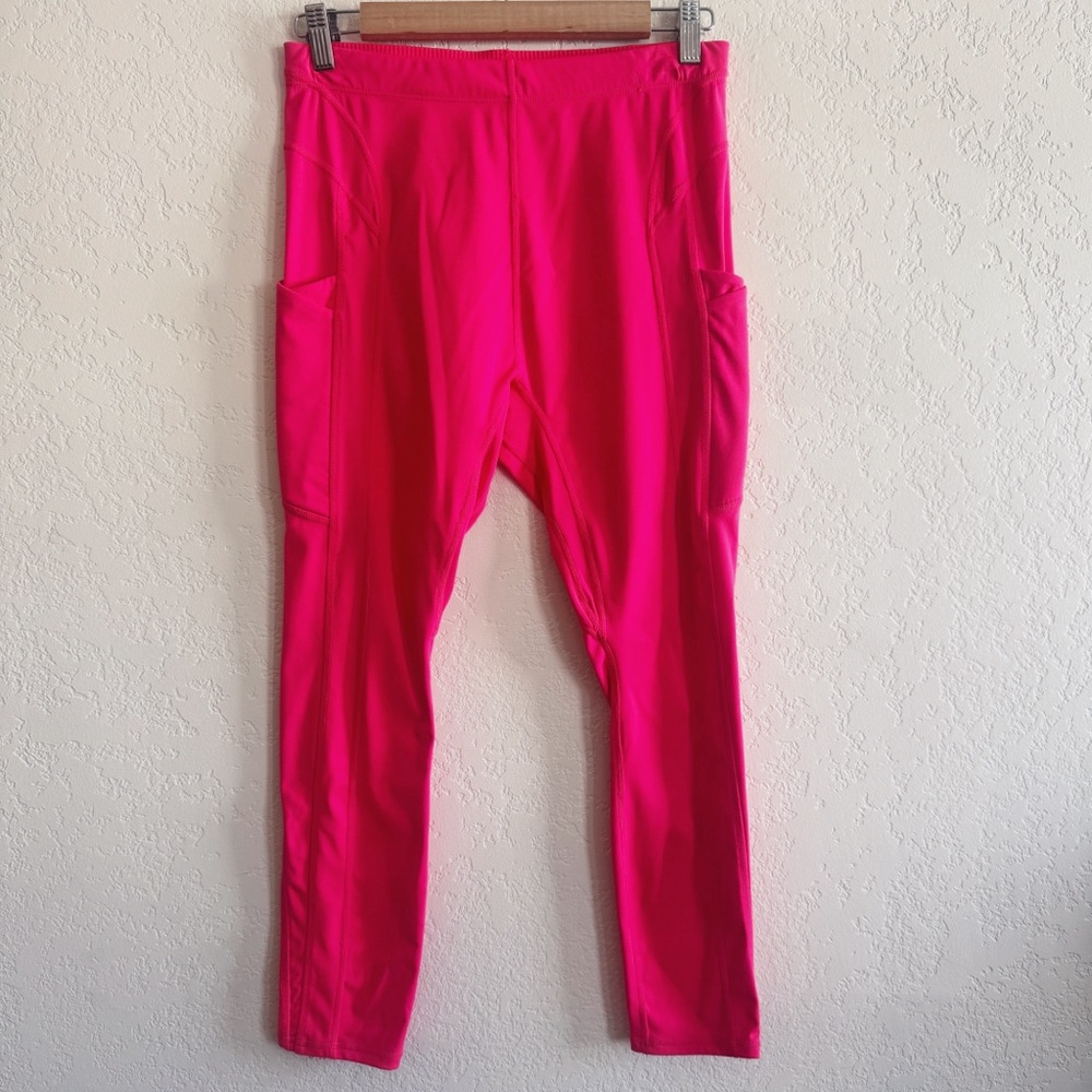 Fabletics | hot pink athletic leggings | L